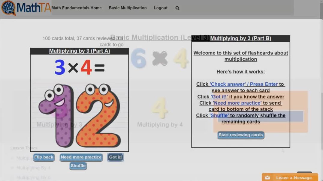 The Fastest Way to Learn Multiplication Facts